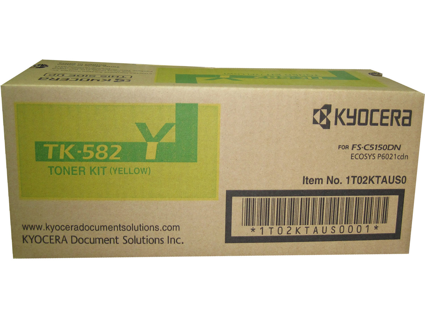 KYOCERA TK-582Y Yellow Toner 2.8k