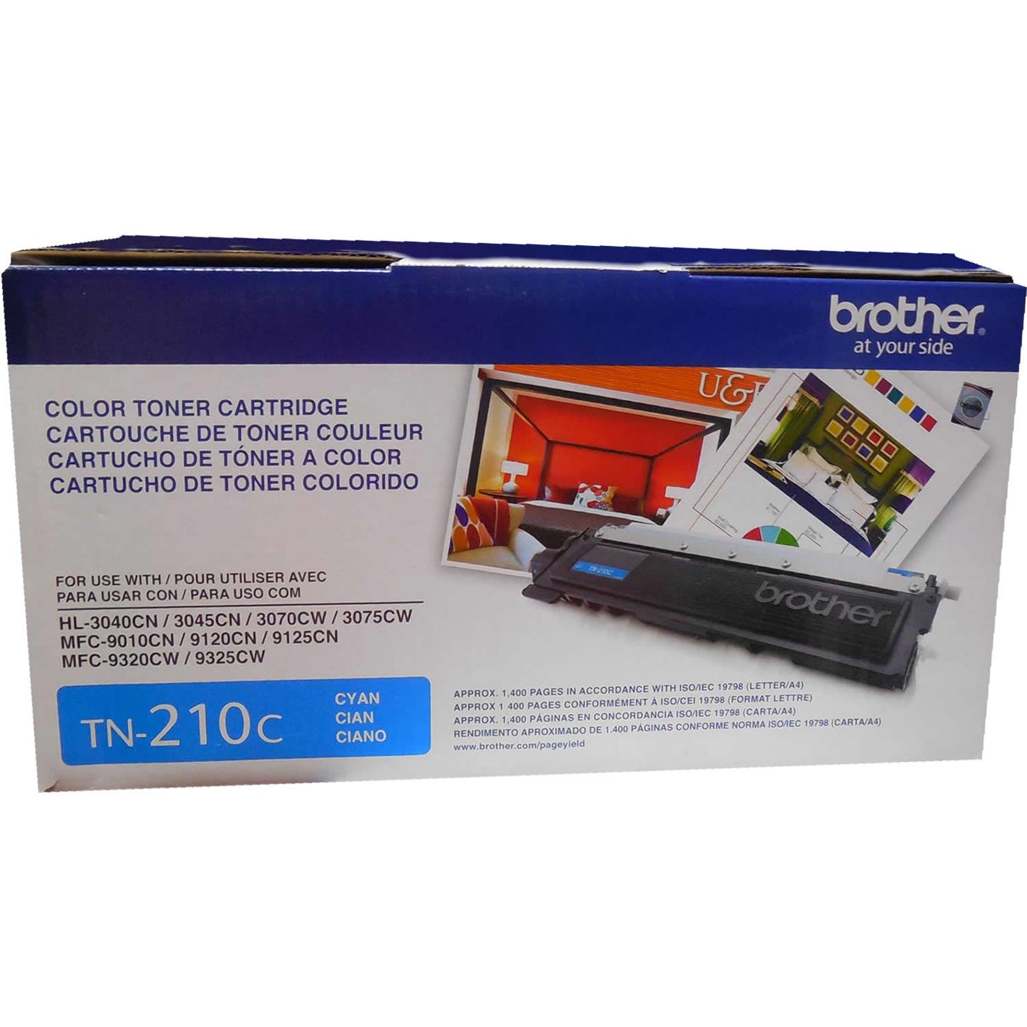 BROTHER TN-210C Cyan Toner 1.4k