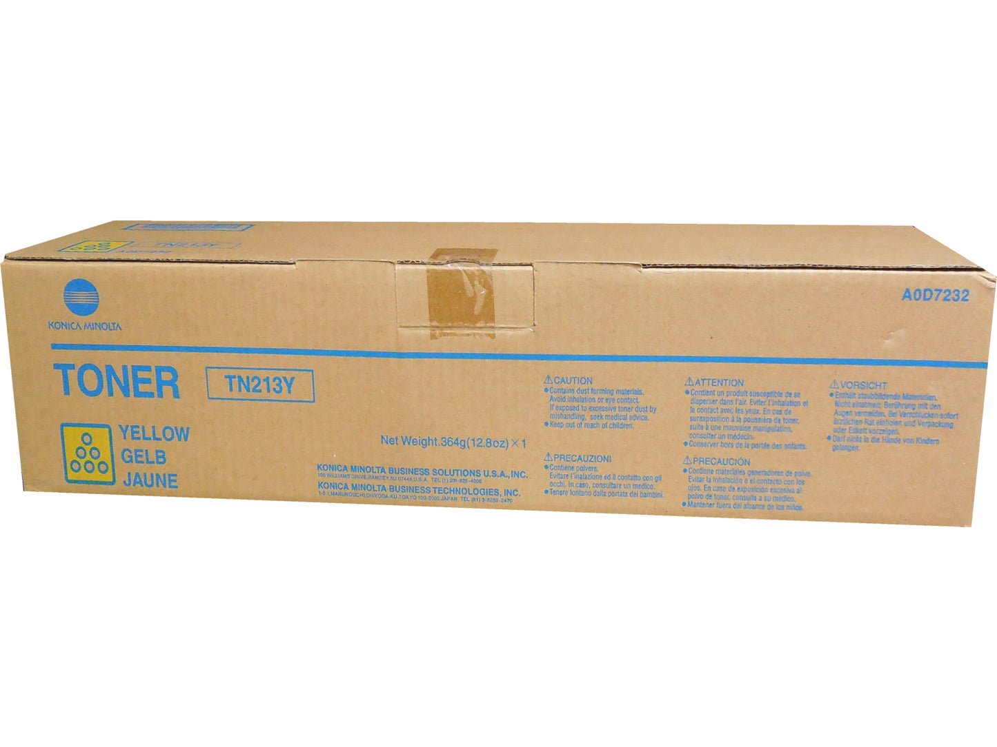 KONICA MINOLTA TN-213Y (A0D7232) Yellow Toner 19k