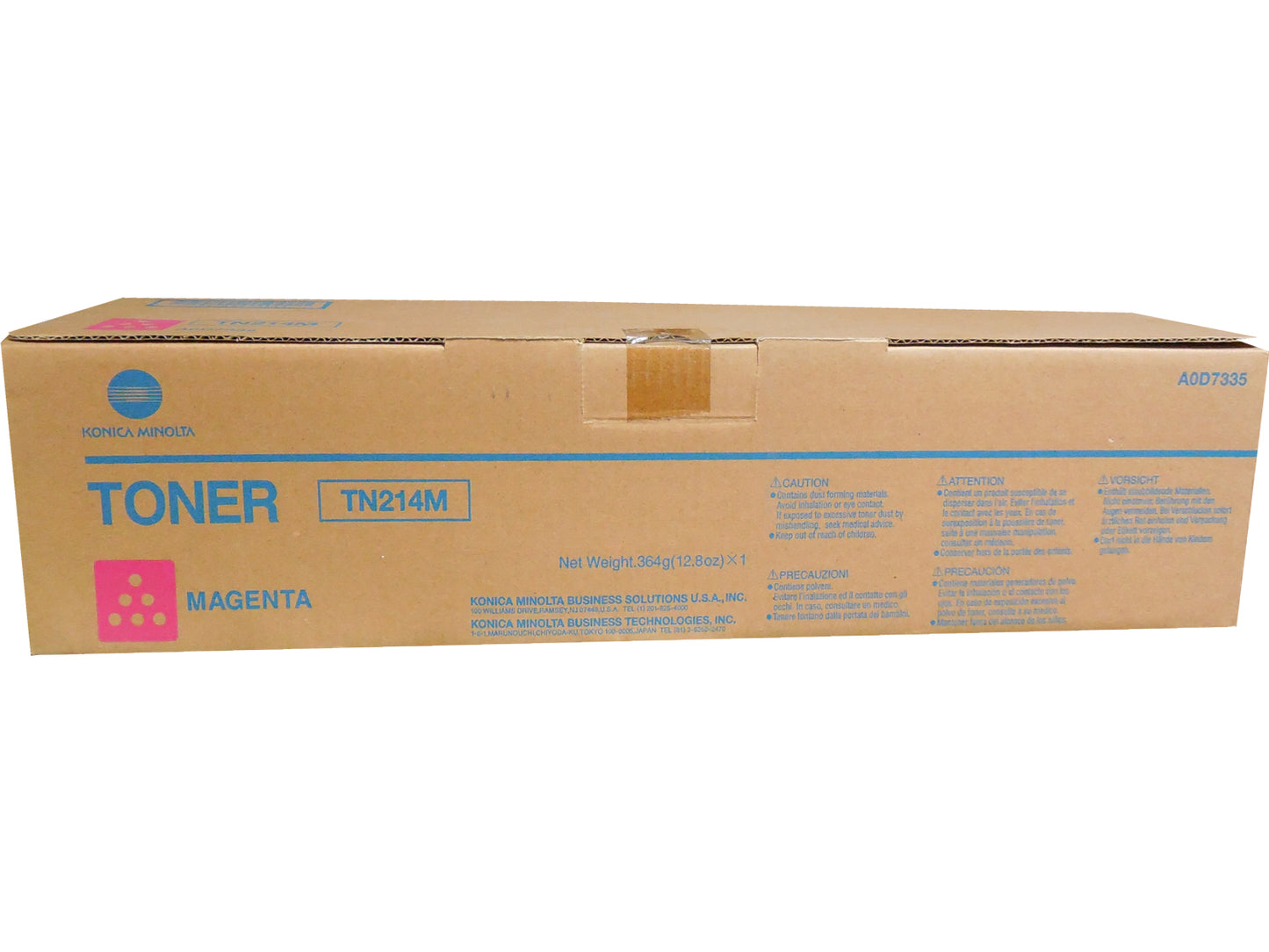 KONICA MINOLTA TN-214M (A0D7335) Magenta Toner 18.5k