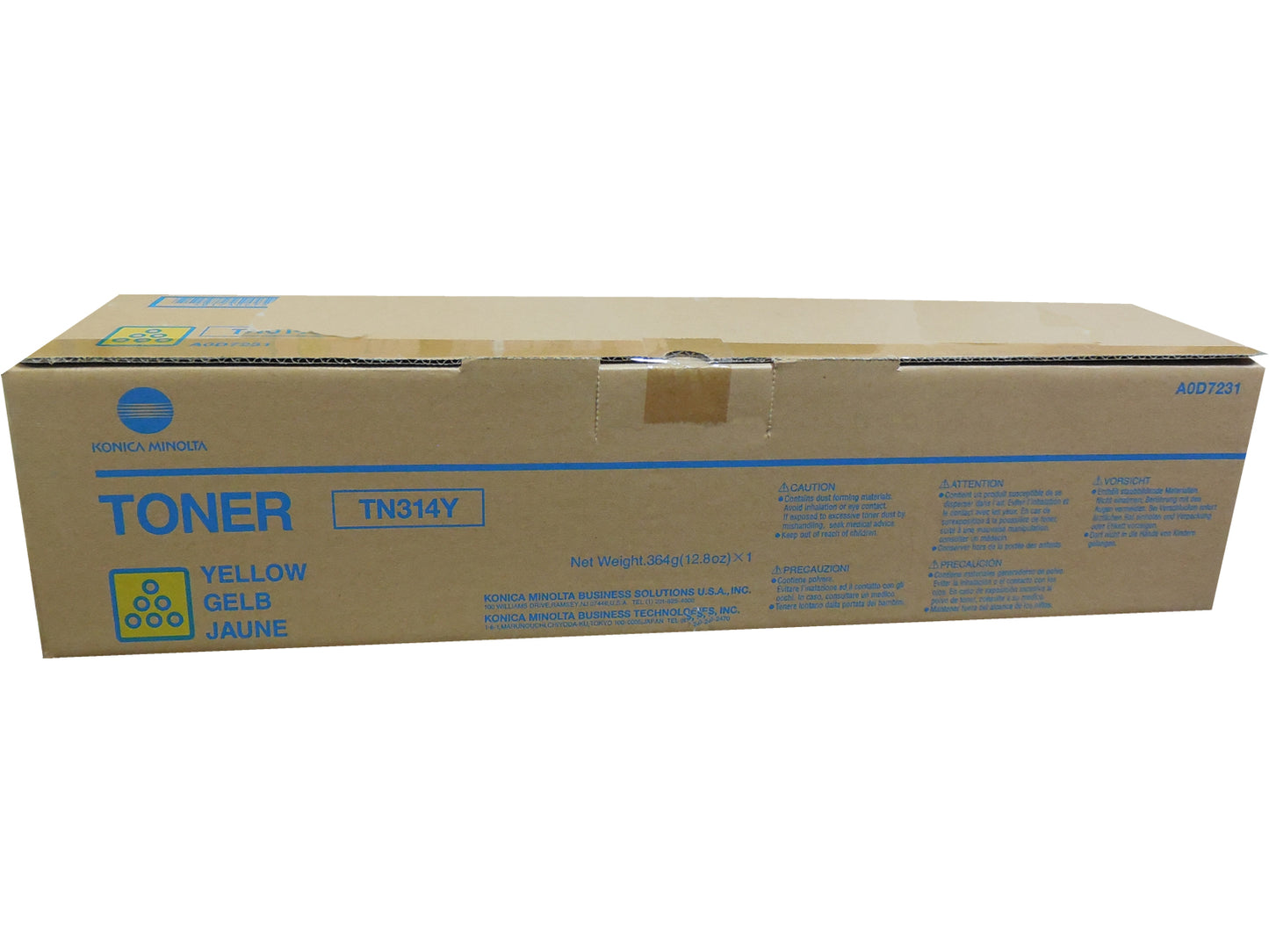 KONICA MINOLTA TN-314Y (A0D7231) Yellow Toner 20k