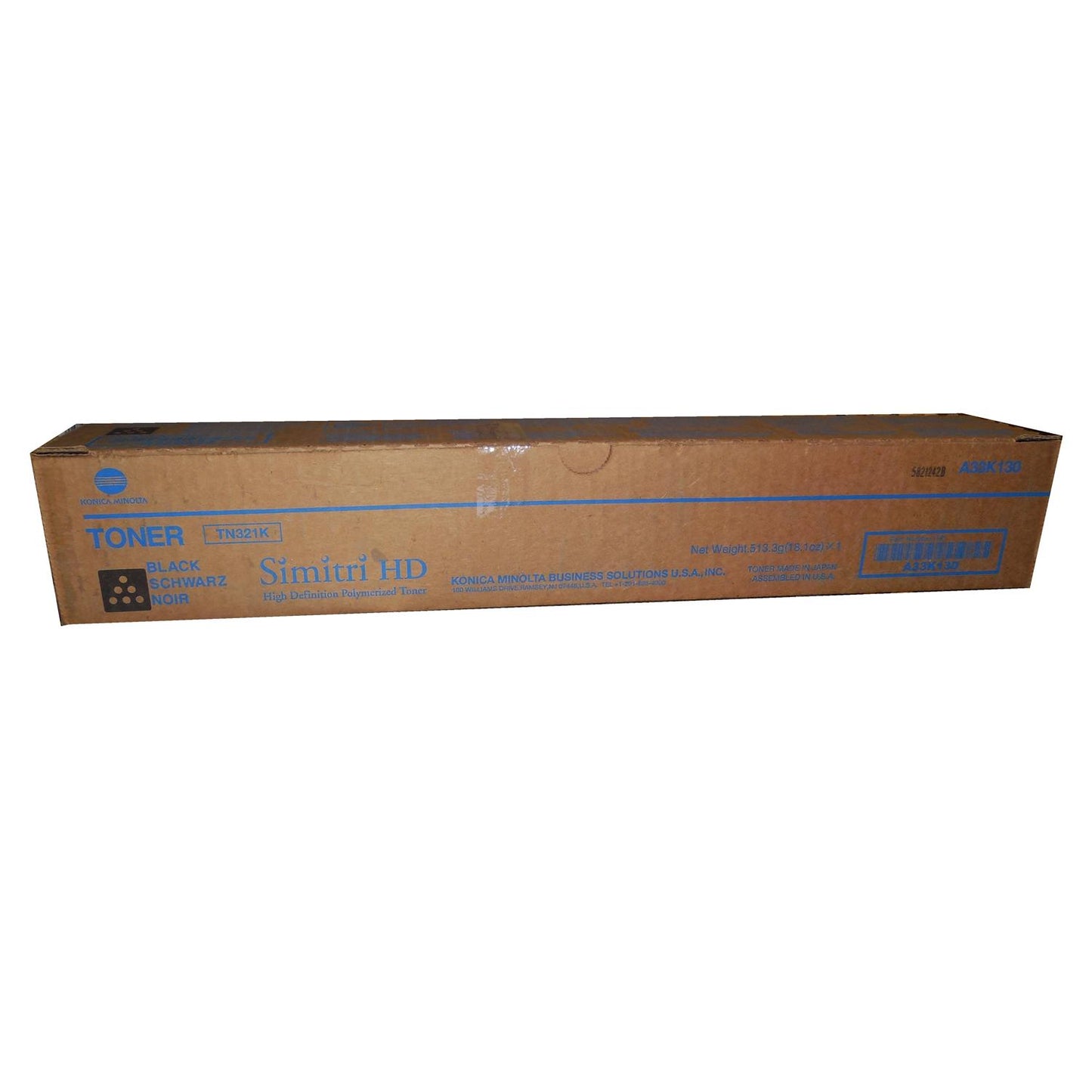 KONICA MINOLTA TN-321K (A33K130) Black Toner 27k