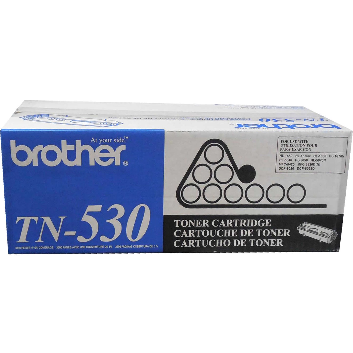 BROTHER TN-530 Black Toner Cartridge 3.3k