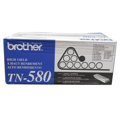 BROTHER TN-580 Black High Yield Toner 7k