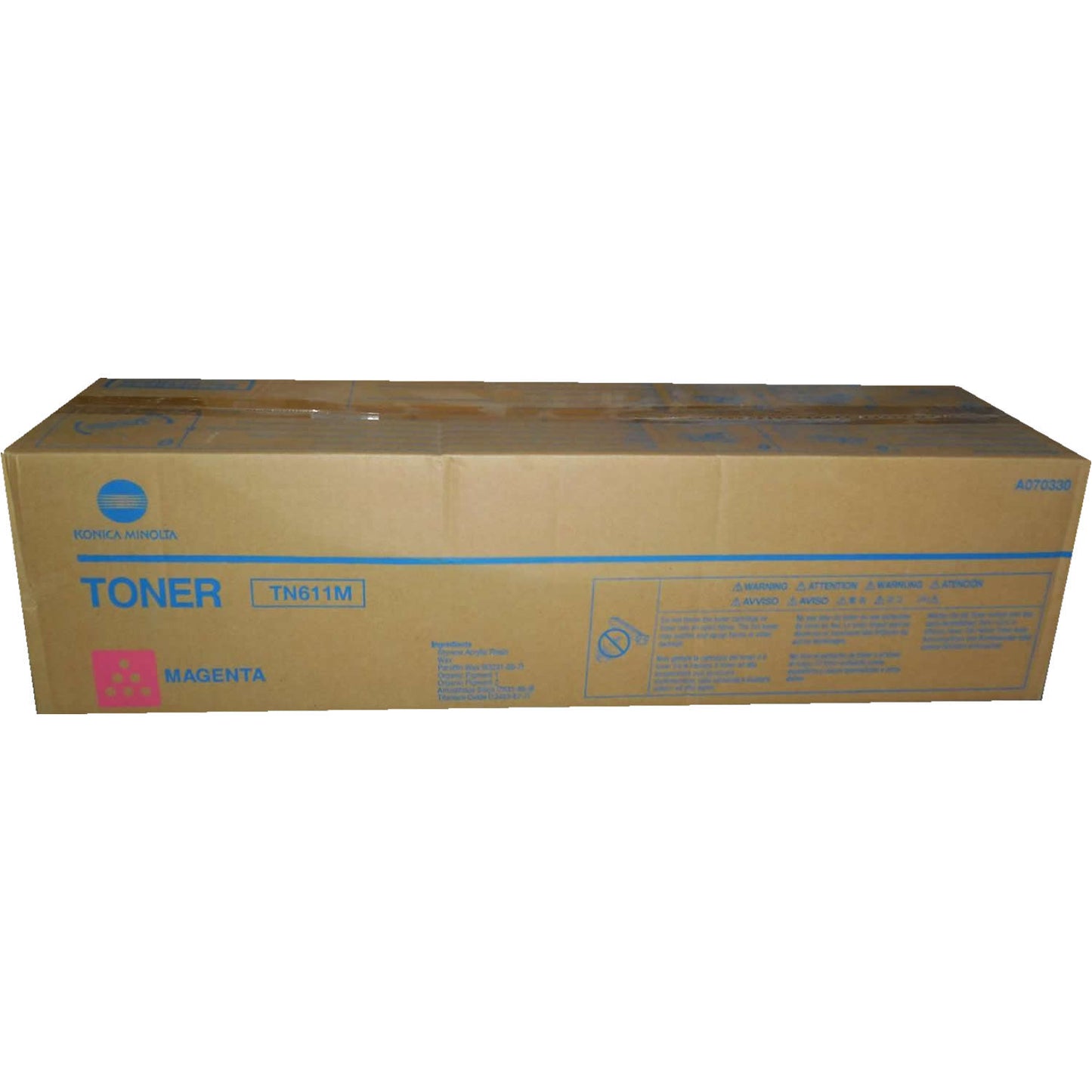 KONICA MINOLTA TN-611M (A070330) Magenta Toner 27k