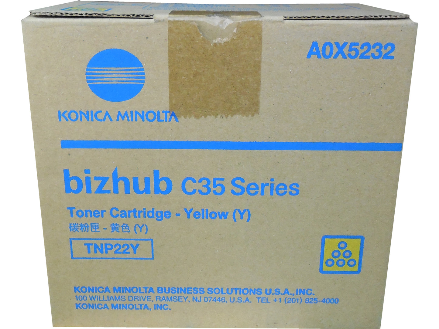 KONICA MINOLTA TNP-22Y (A0X5232) Yellow Toner 4.6k