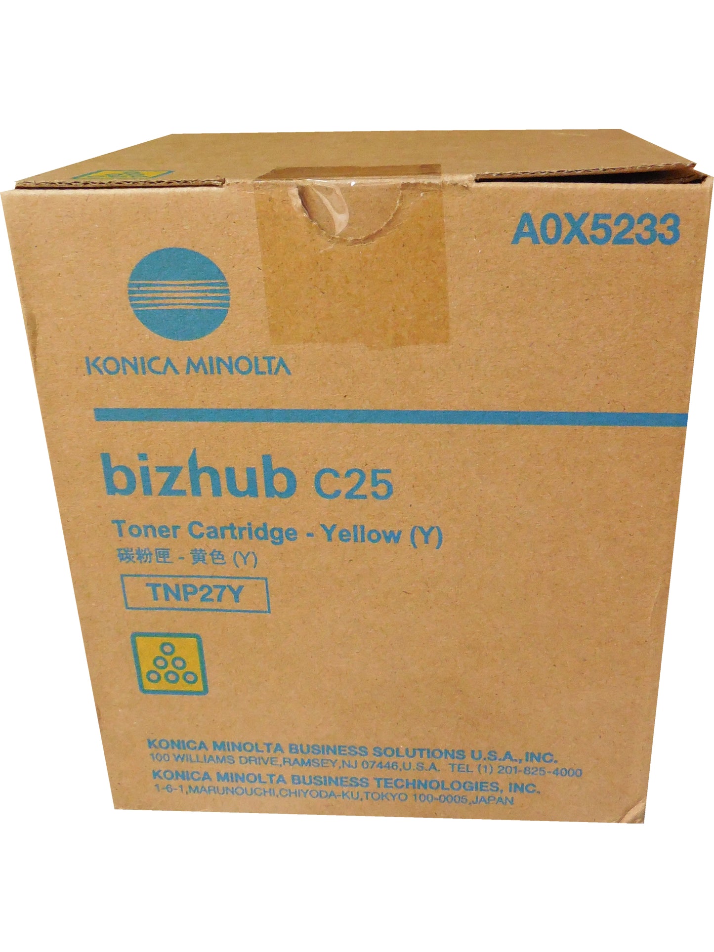 KONICA MINOLTA TNP27Y (A0X5233) Yellow Toner Cartridge