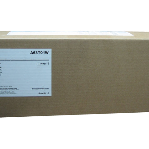 KONICA MINOLTA TNP37 (A63T01W) Black Toner Cartridge