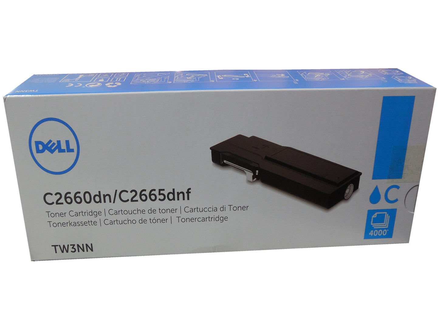 DELL TW3NN (488NH) Cyan High Yield Toner 4k