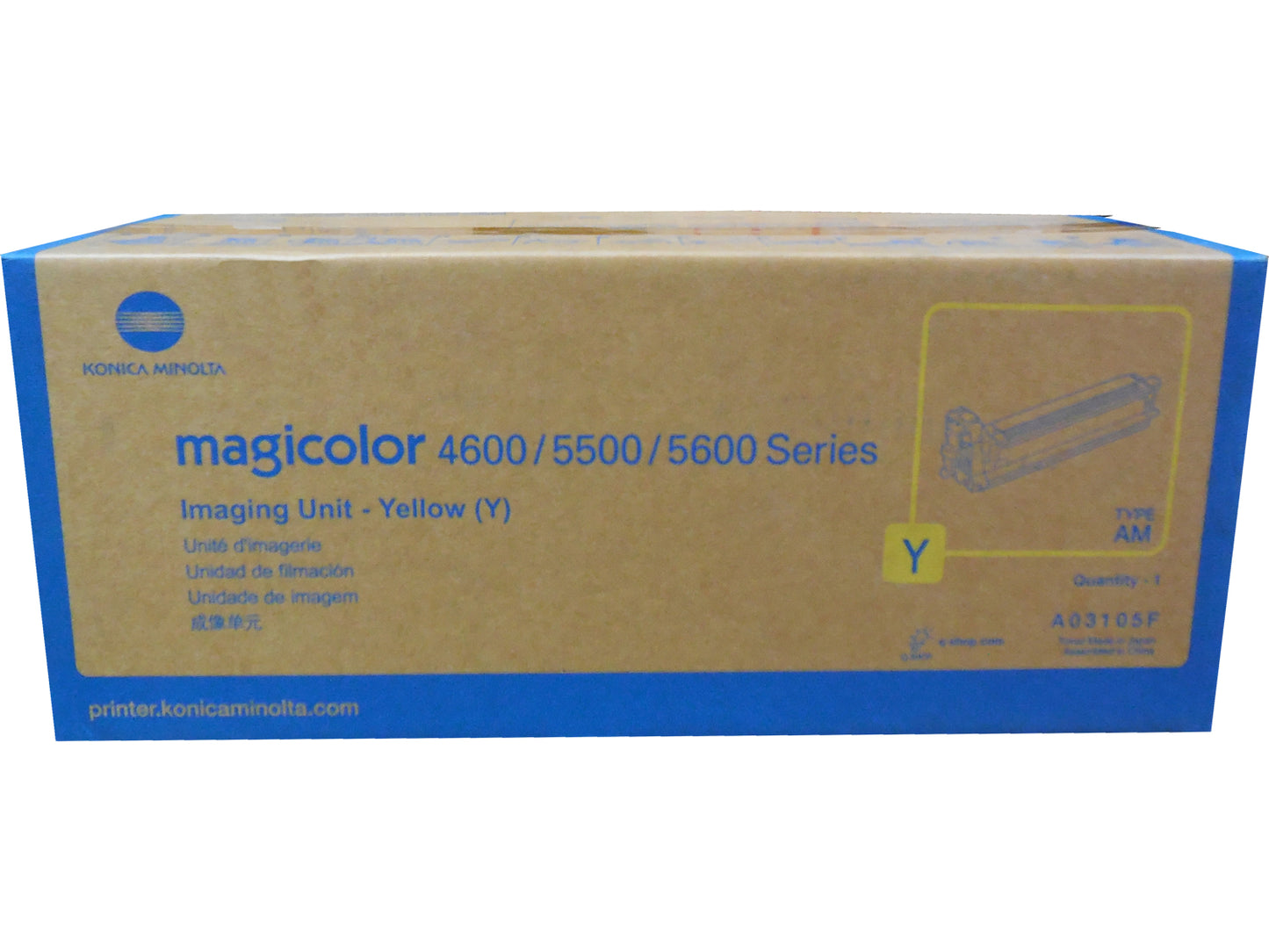KONICA MINOLTA A03105F Yellow Imaging Unit 6k