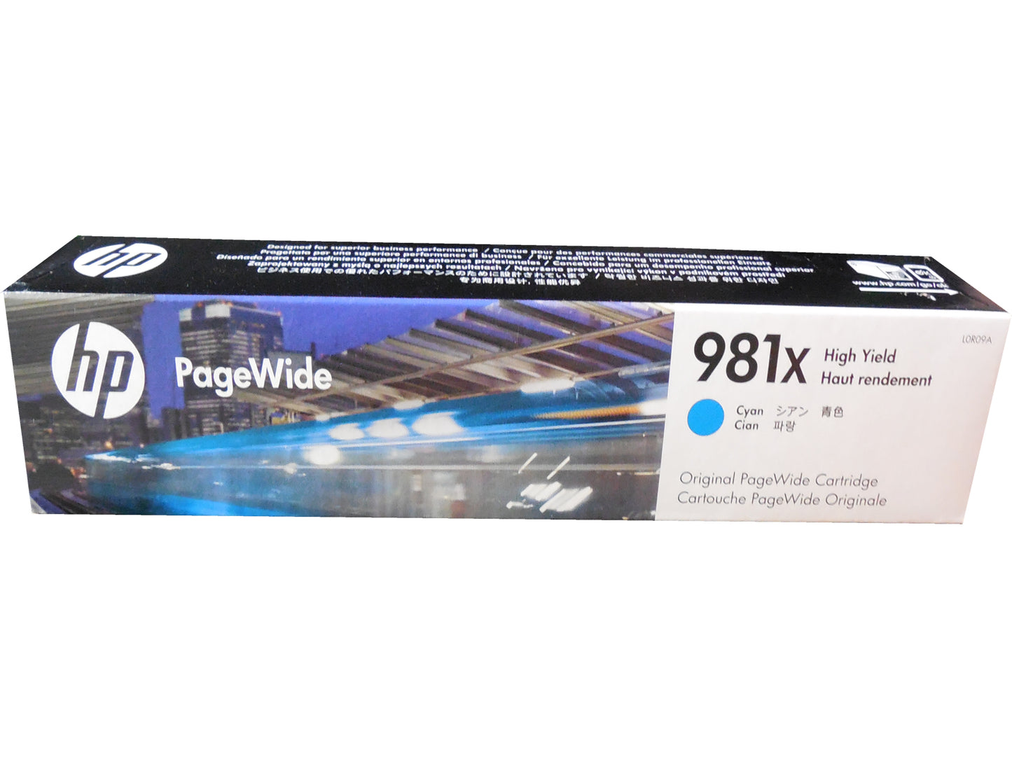 HP L0R09A (981X) Cyan PageWide High Yield Ink Cartridge