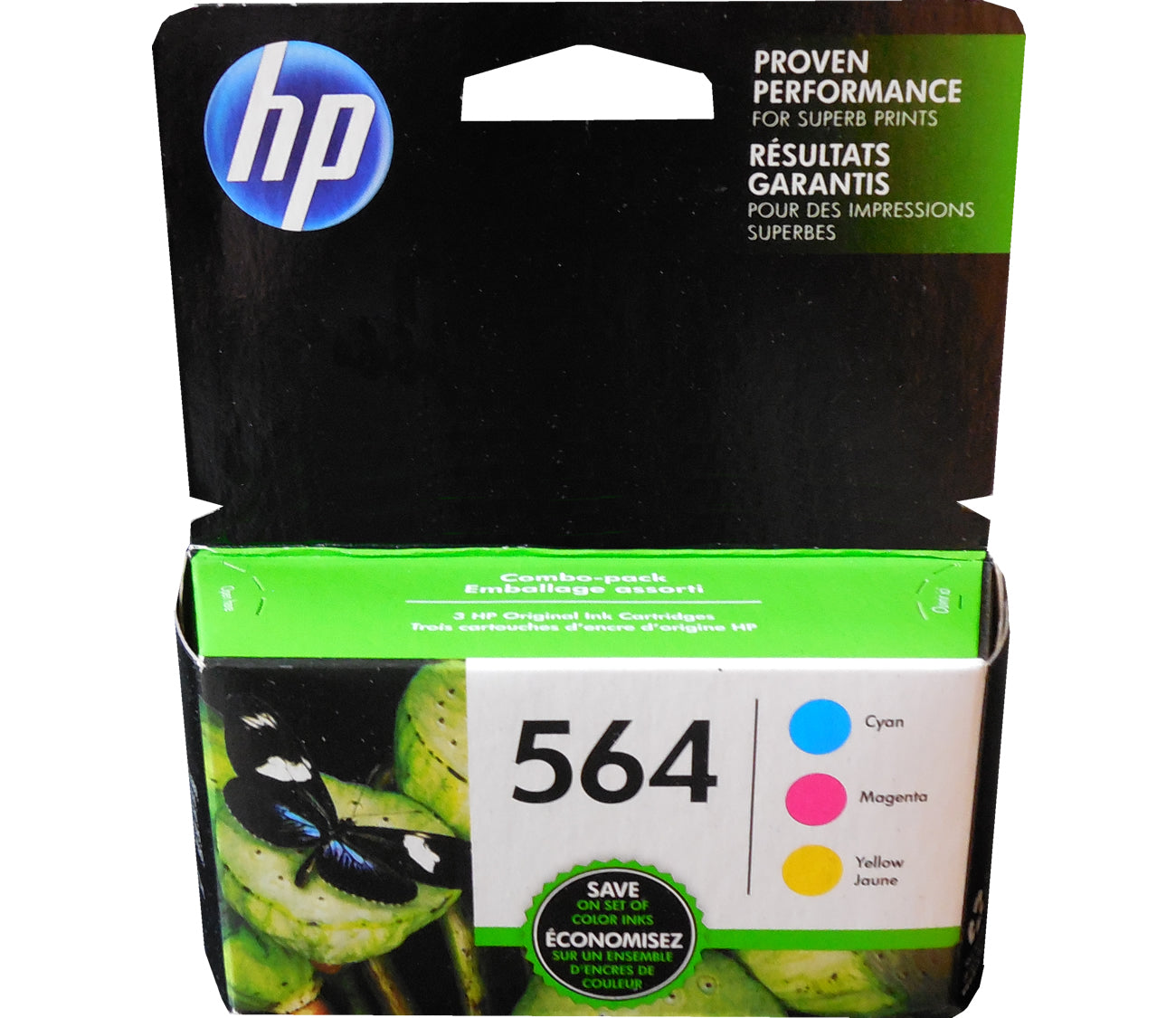 HP N9H57FN (564) 3-Pack Tri-Color Ink Cartridges
