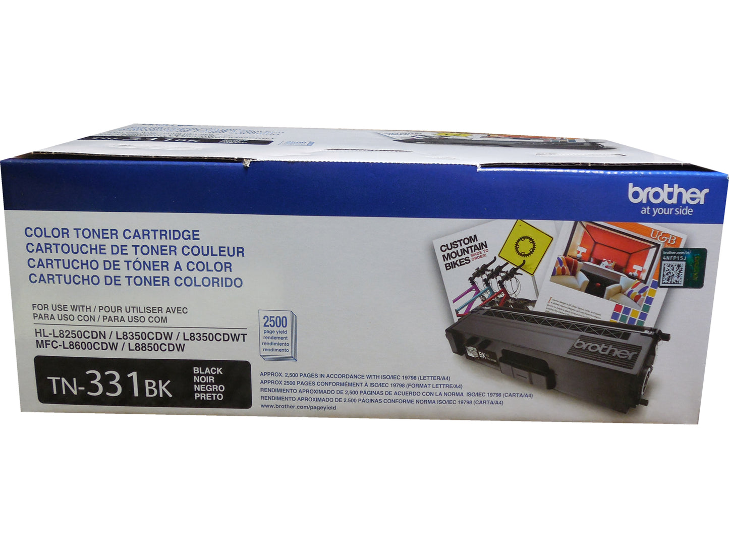 BROTHER TN-331BK Black Toner Cartridge 2.5k