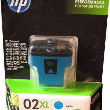 HP C8730WN (02XL) Cyan High Capacity Ink Cartridge