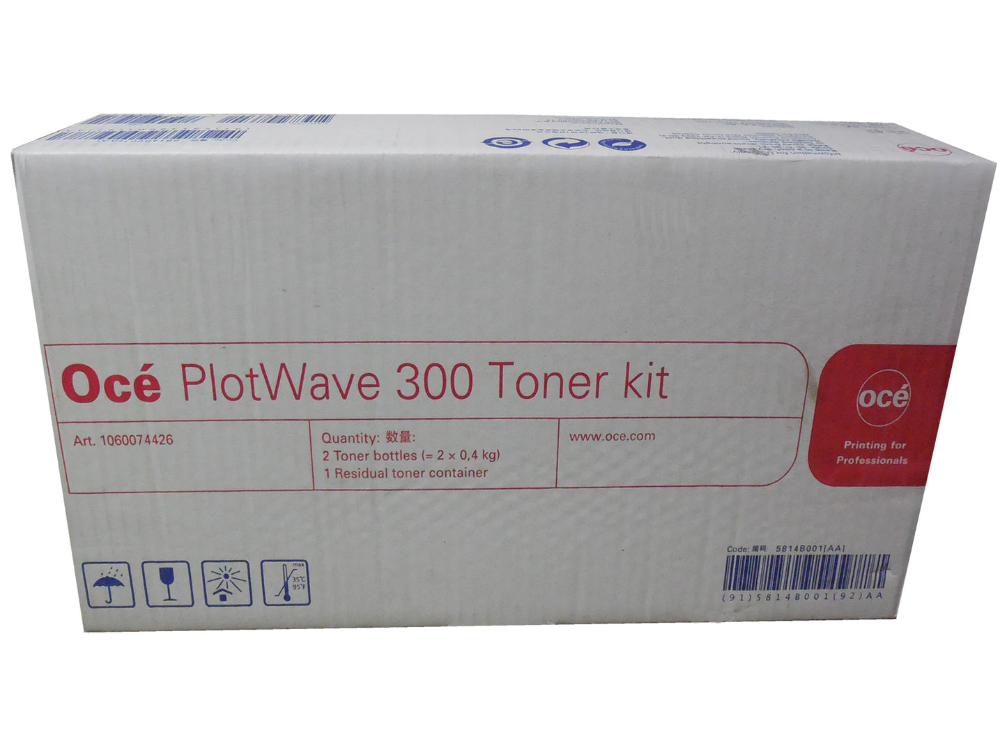 OCE 1060074426 Toner Bottle 2 Pack