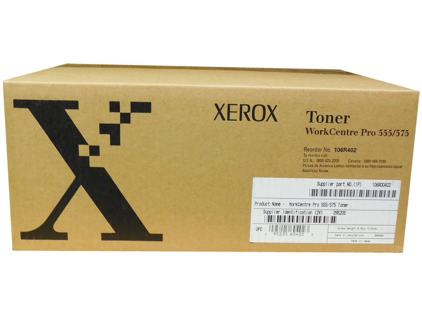 XEROX 106R00402 (106R402) Black Toner 6k