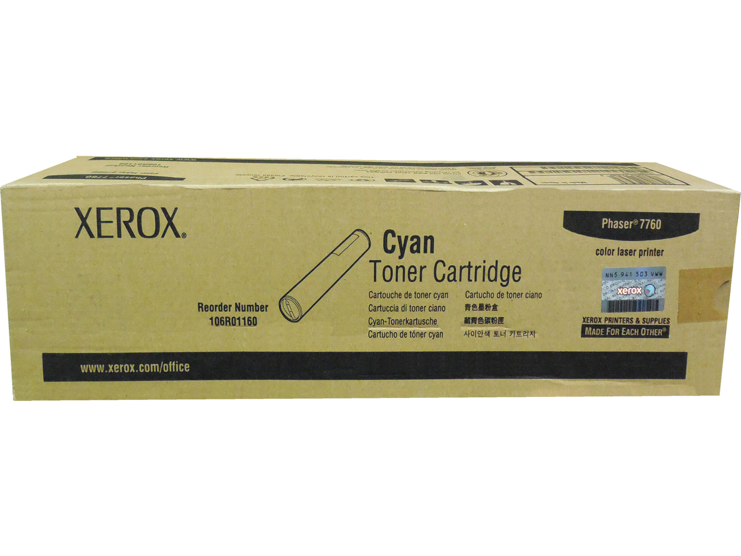 XEROX 106R01160 (106R1160) Cyan Toner 25k