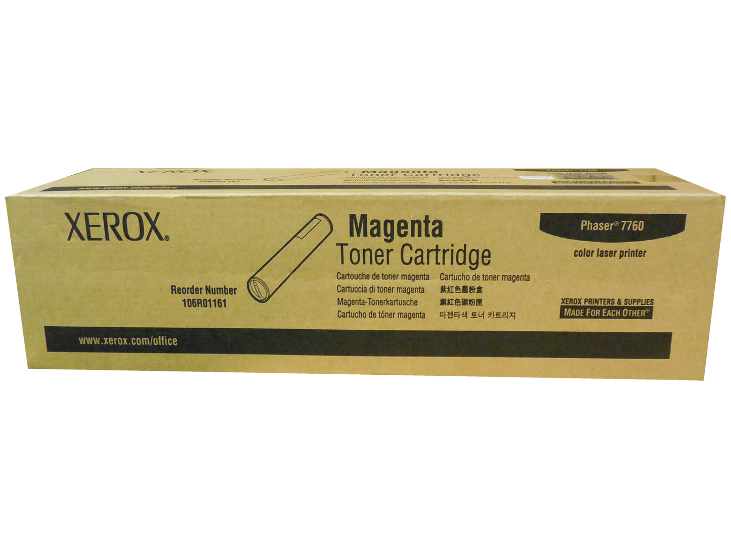 XEROX 106R01161 (106R1161) Magenta Toner 25k