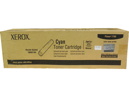 XEROX 106R01164 (106R1164) Metered Cyan Toner 25k