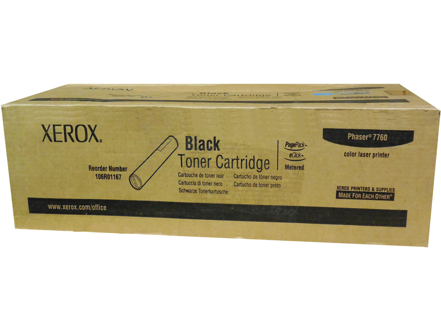 XEROX 106R01167 (106R1167) Metered Black Toner 32k