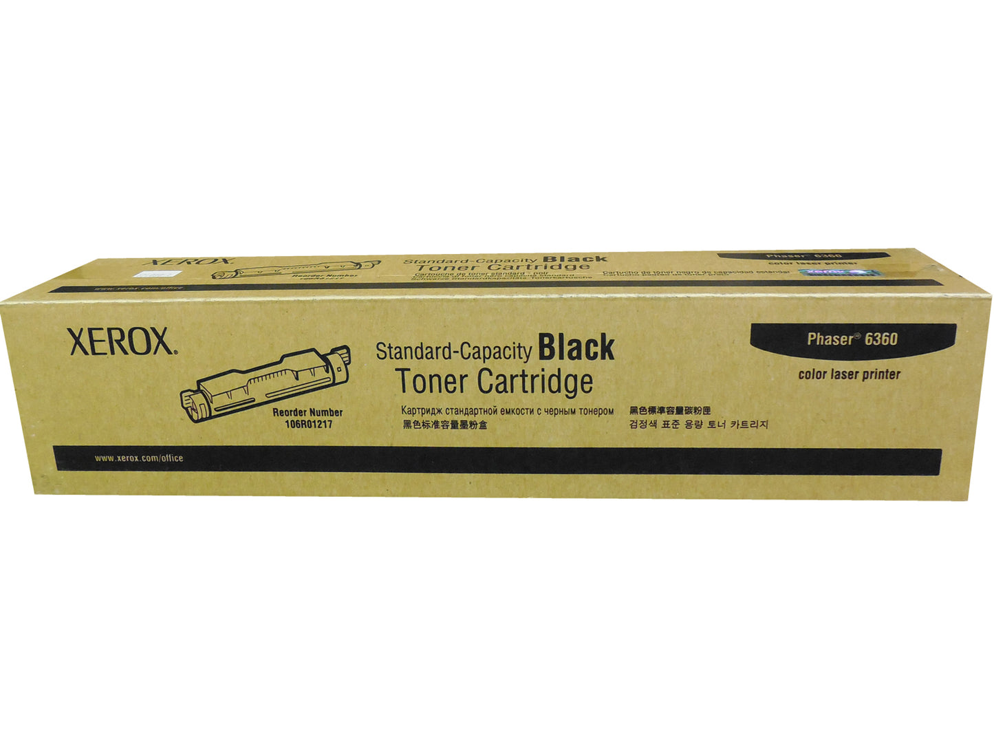 XEROX 106R01217 (106R1217) Black Toner 9k