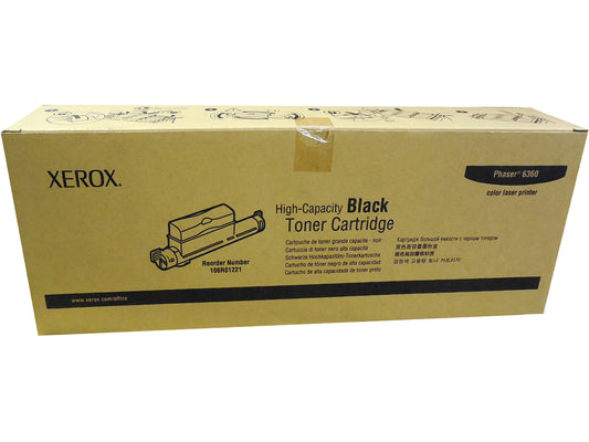 XEROX 106R01221 (106R1221) Black High Yield Toner 18k