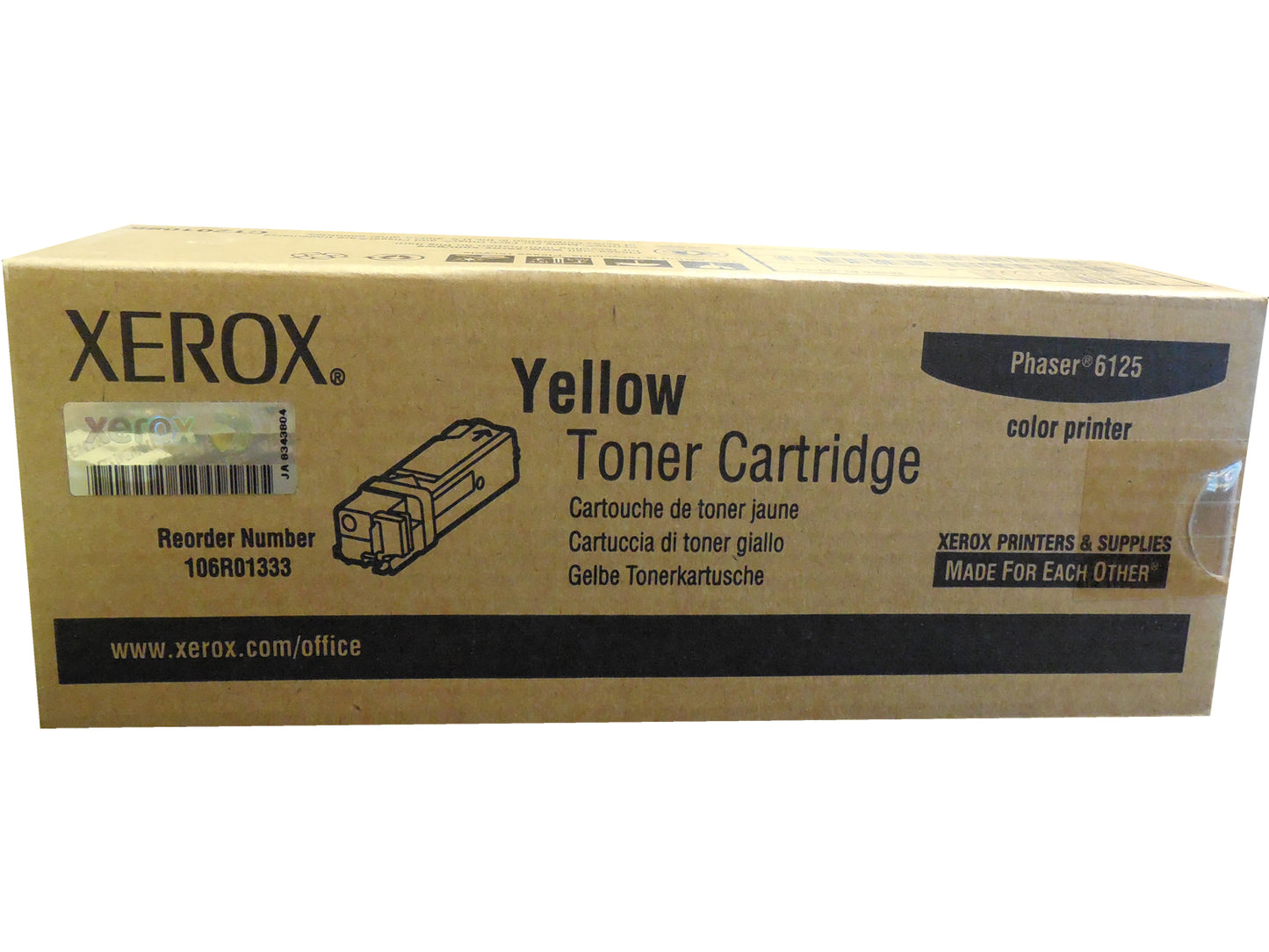 XEROX 106R01333 (106R1333) Yellow Toner 1k
