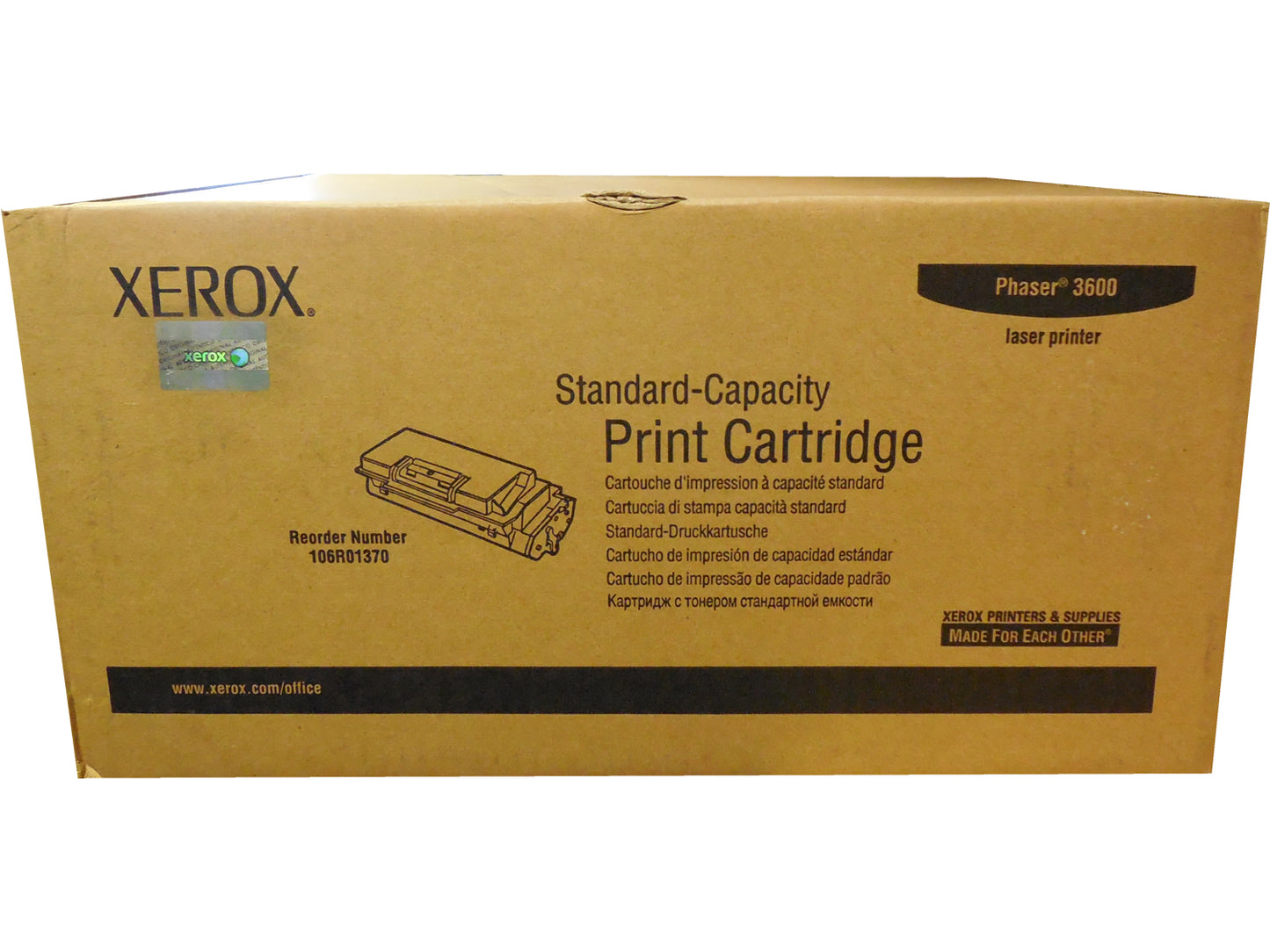 XEROX 106R01370 (106R1370) Black Toner 7k