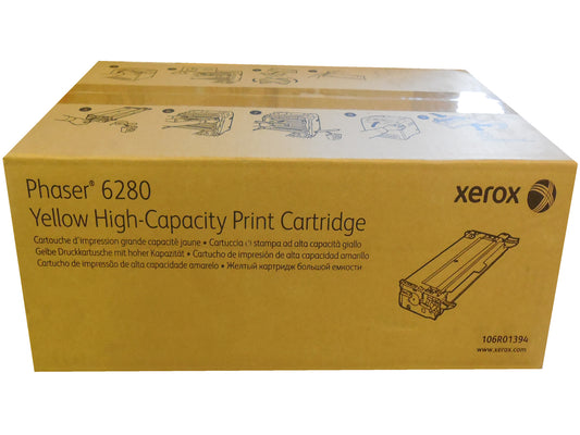 XEROX 106R01394 (106R1394) Yellow High-Capacity Toner 5.9k