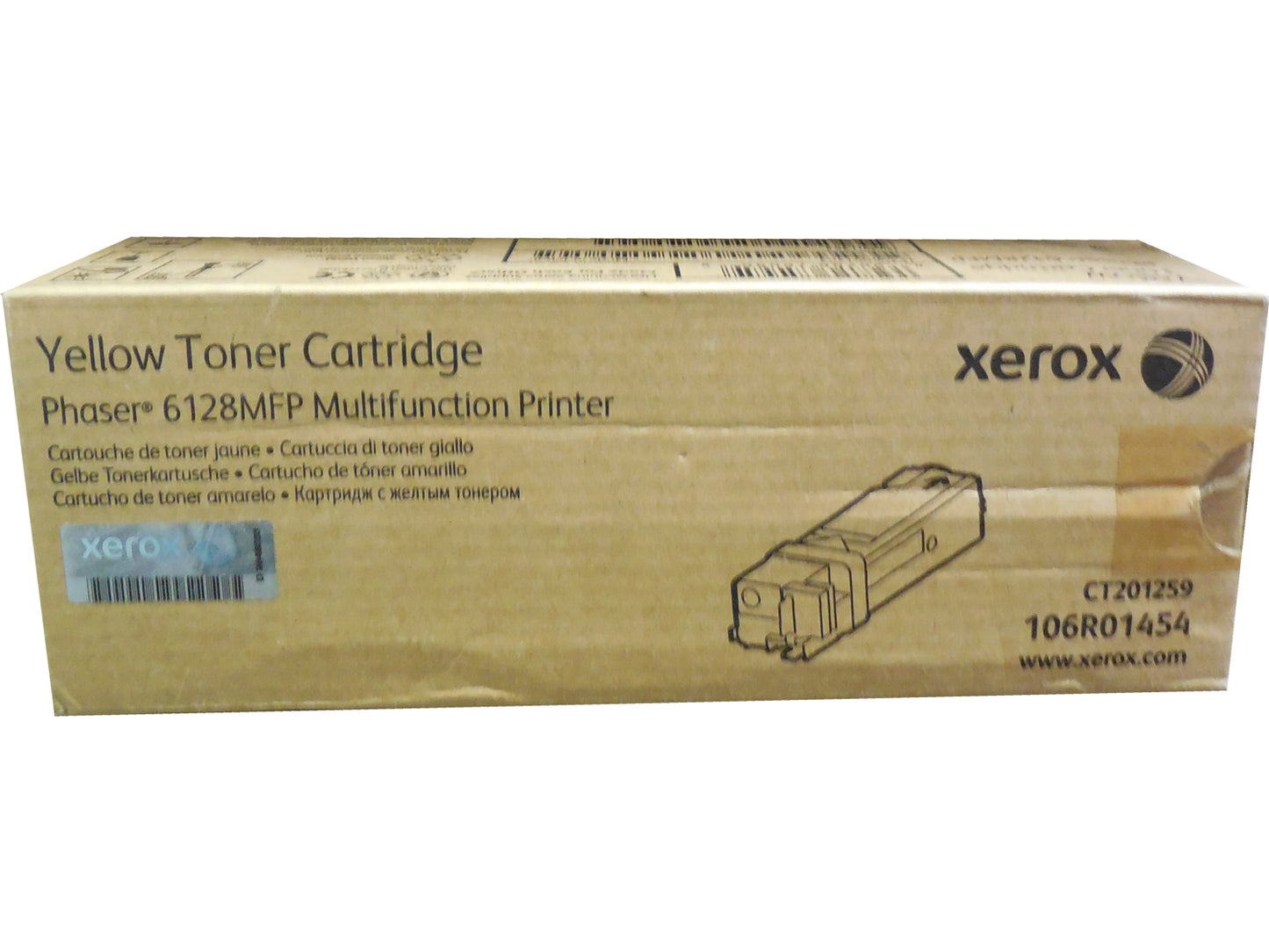 XEROX 106R01454 (106R1454) Yellow Toner 2.5k