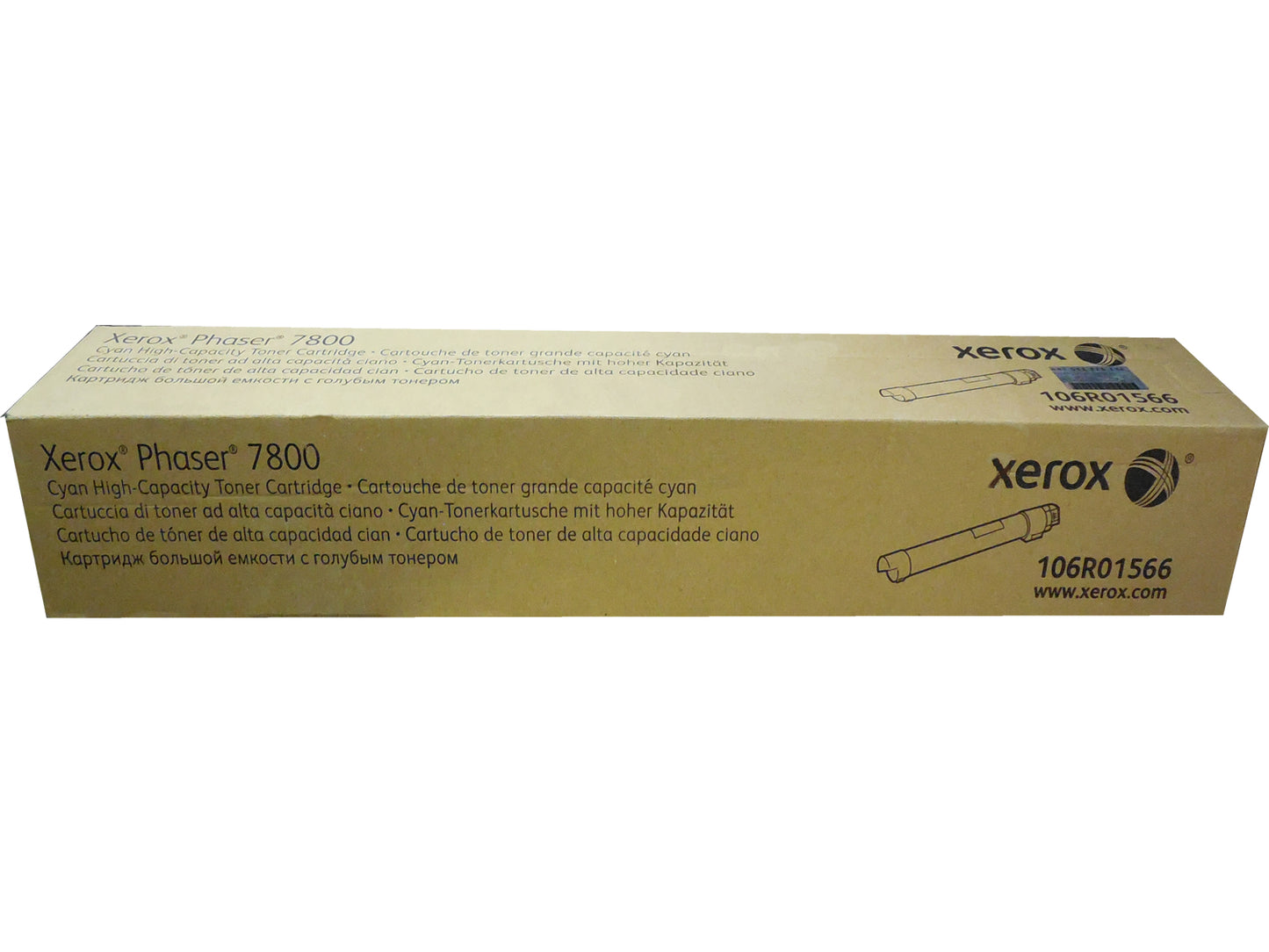 XEROX 106R01566 (106R1566) Cyan High Yield Toner 17k