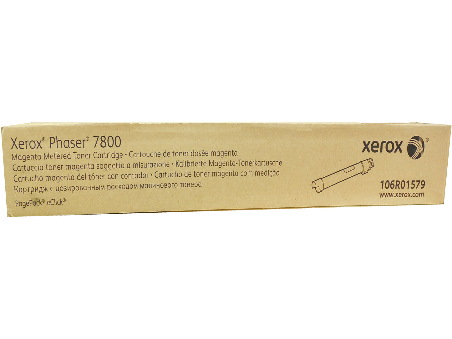 XEROX 106R01579 (106R1579) Metered Magenta High Yield Toner 18k