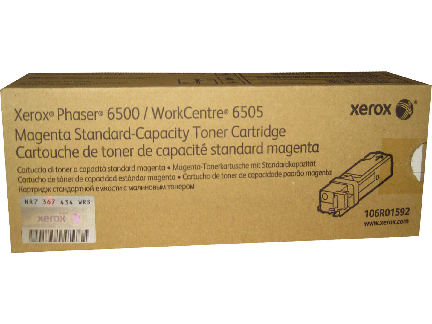 XEROX 106R01592 (106R1592) Magenta Toner 1k