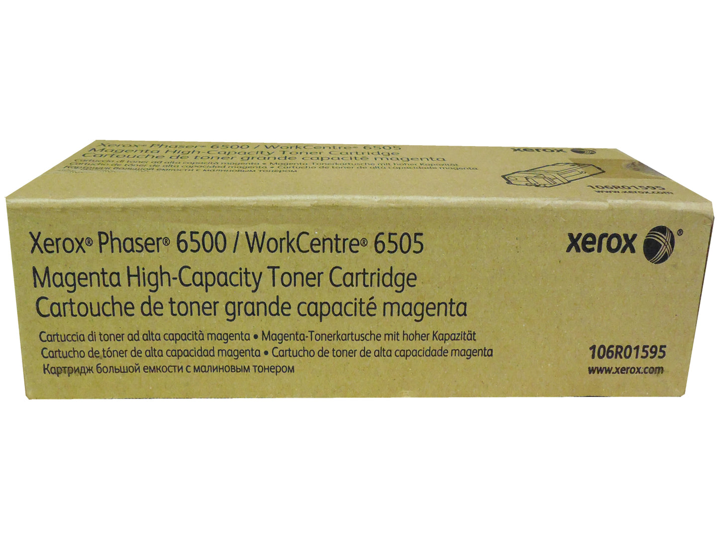 XEROX 106R01595 (106R1595) Magenta High Yield Toner 2.5k