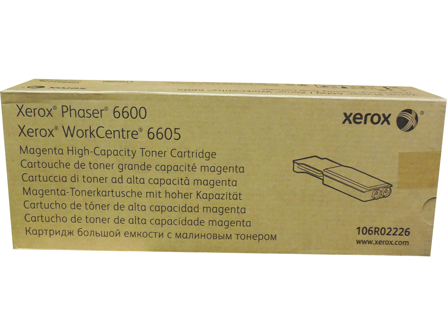 XEROX 106R02226 (106R2226) Magenta High Capacity Toner Cartridge