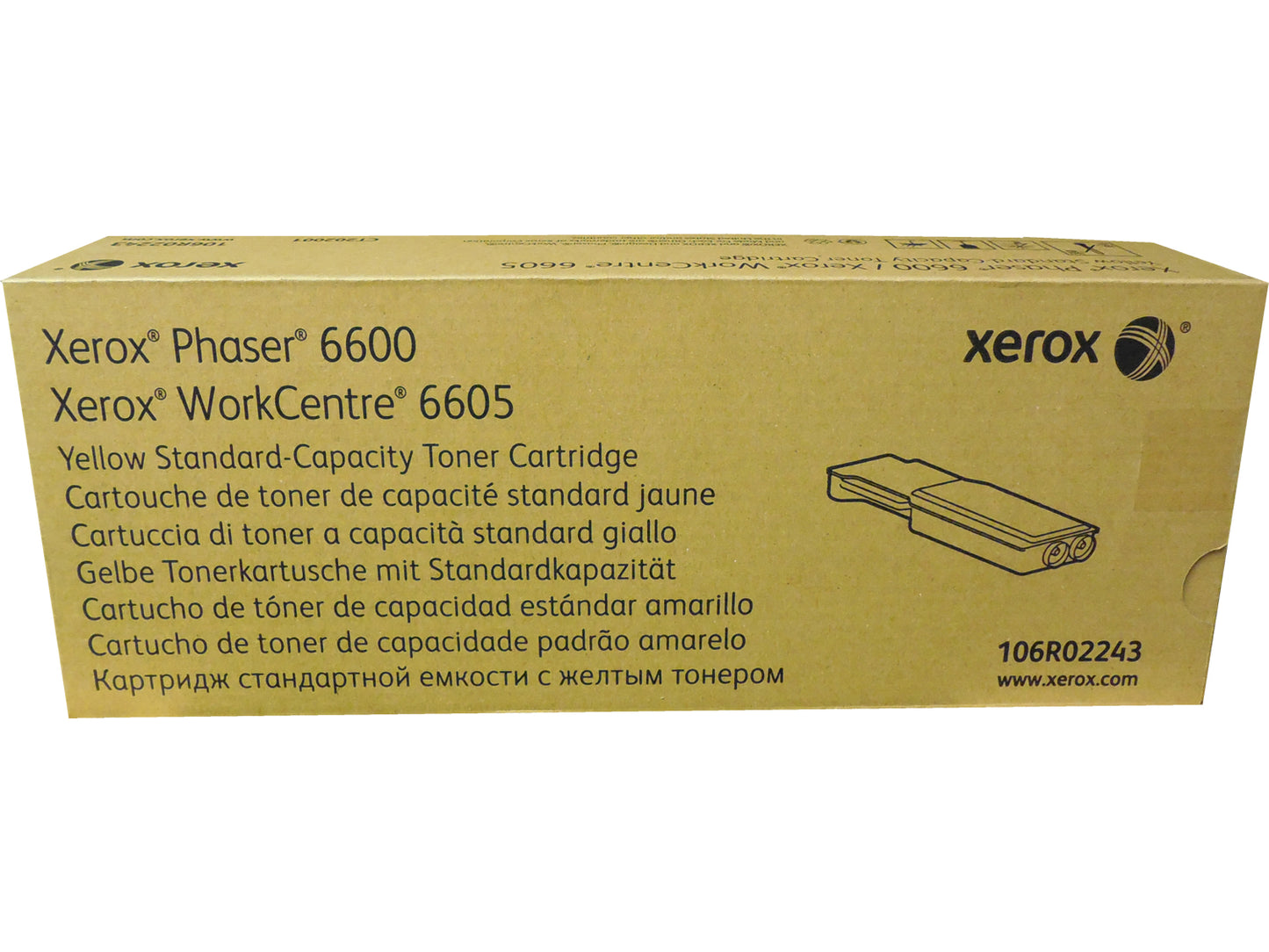 XEROX 106R02243 (106R2243) Yellow Toner Cartridge