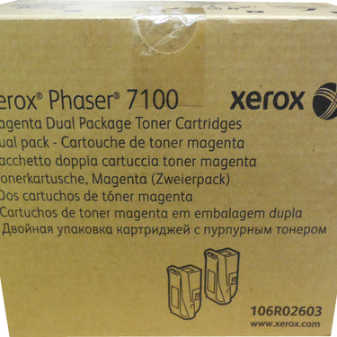 XEROX 106R02603 (106R2603) Magenta Toner 2-Pack 4.5k ea.
