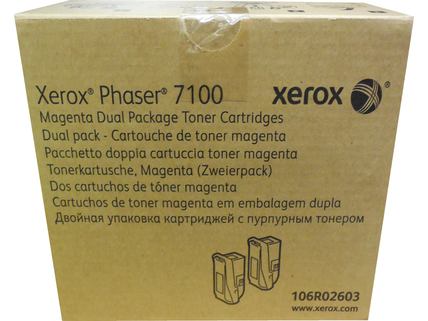 XEROX 106R02603 (106R2603) Magenta Toner 2-Pack 4.5k ea.