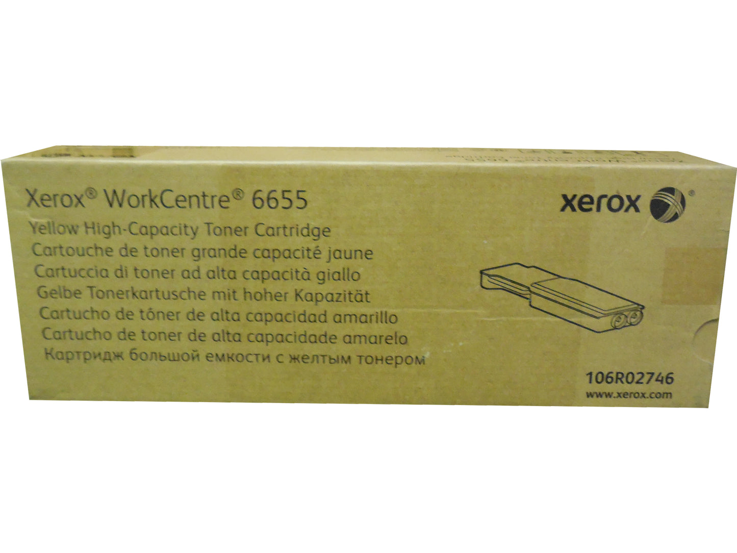 XEROX 106R02746 (106R2746) Yellow High Capacity Toner