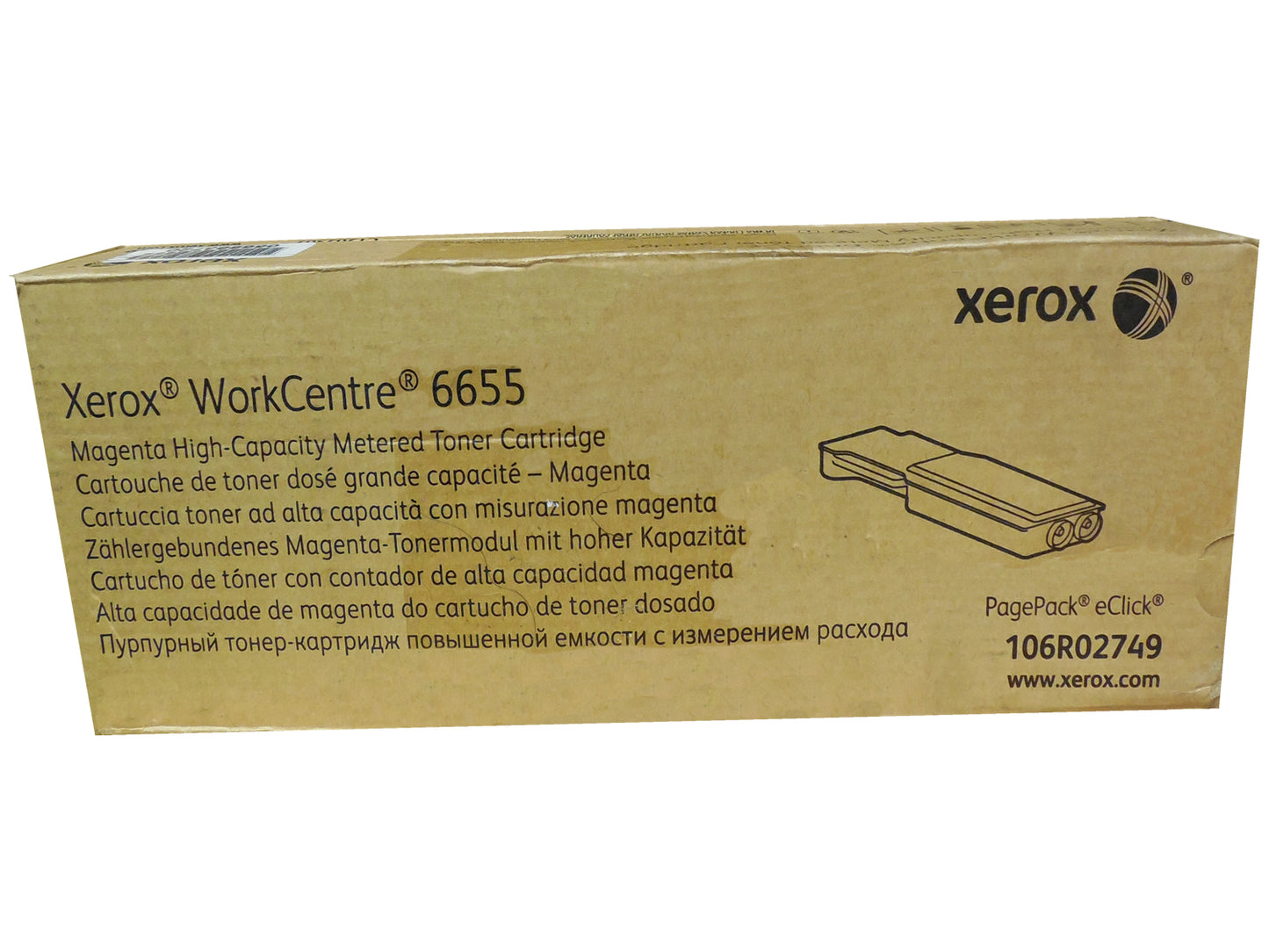 XEROX 106R02749 (106R2749) High Yield Magenta Metered Print Cartridge