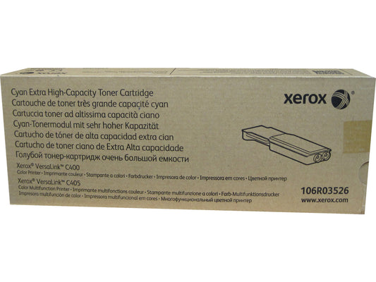 XEROX 106R03526 (106R3526) Cyan Extra High Capacity Toner Cartridge