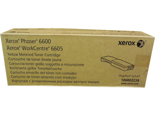 XEROX 106R02239 (106R2239) Metered Yellow Extra High Yield Toner 11k