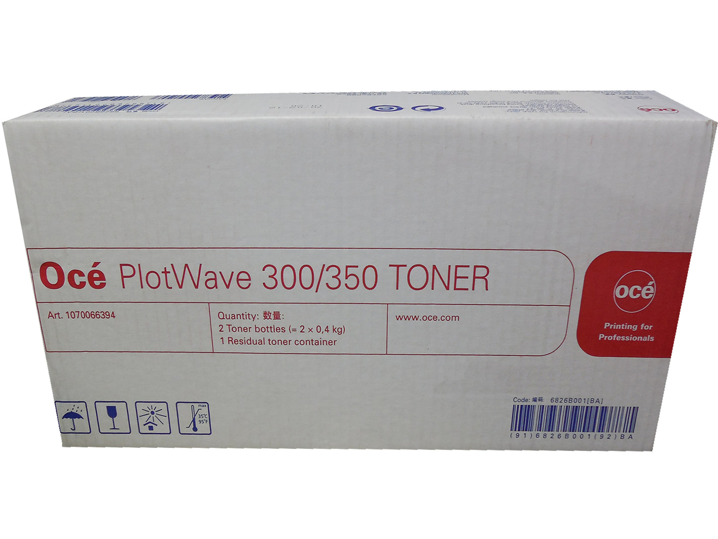 OCE 1070066394 PlotWave 300/350 Toner (2 Toner 1 waste container)