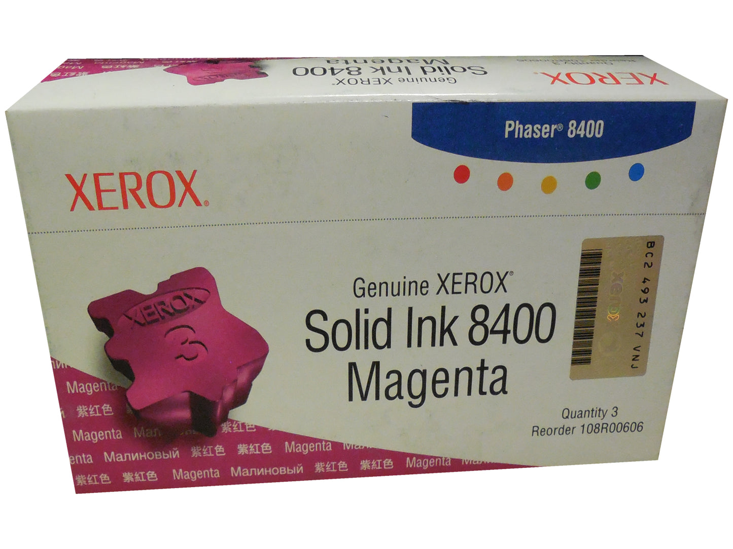 XEROX 108R00606 (108R606) Magenta Solid Ink (3 pack) 3.4k