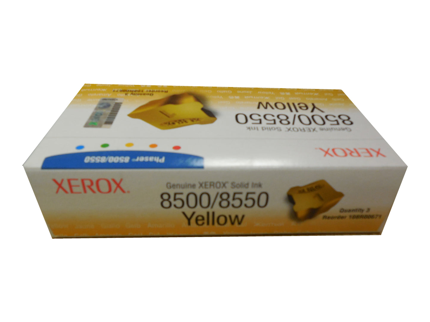 XEROX 108R00671 (108R671) Yellow Ink (3 pack) 3k