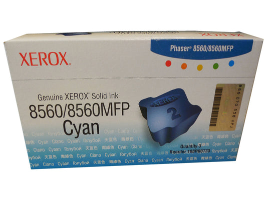 XEROX 108R00723 (108R723) Cyan Ink 3pk