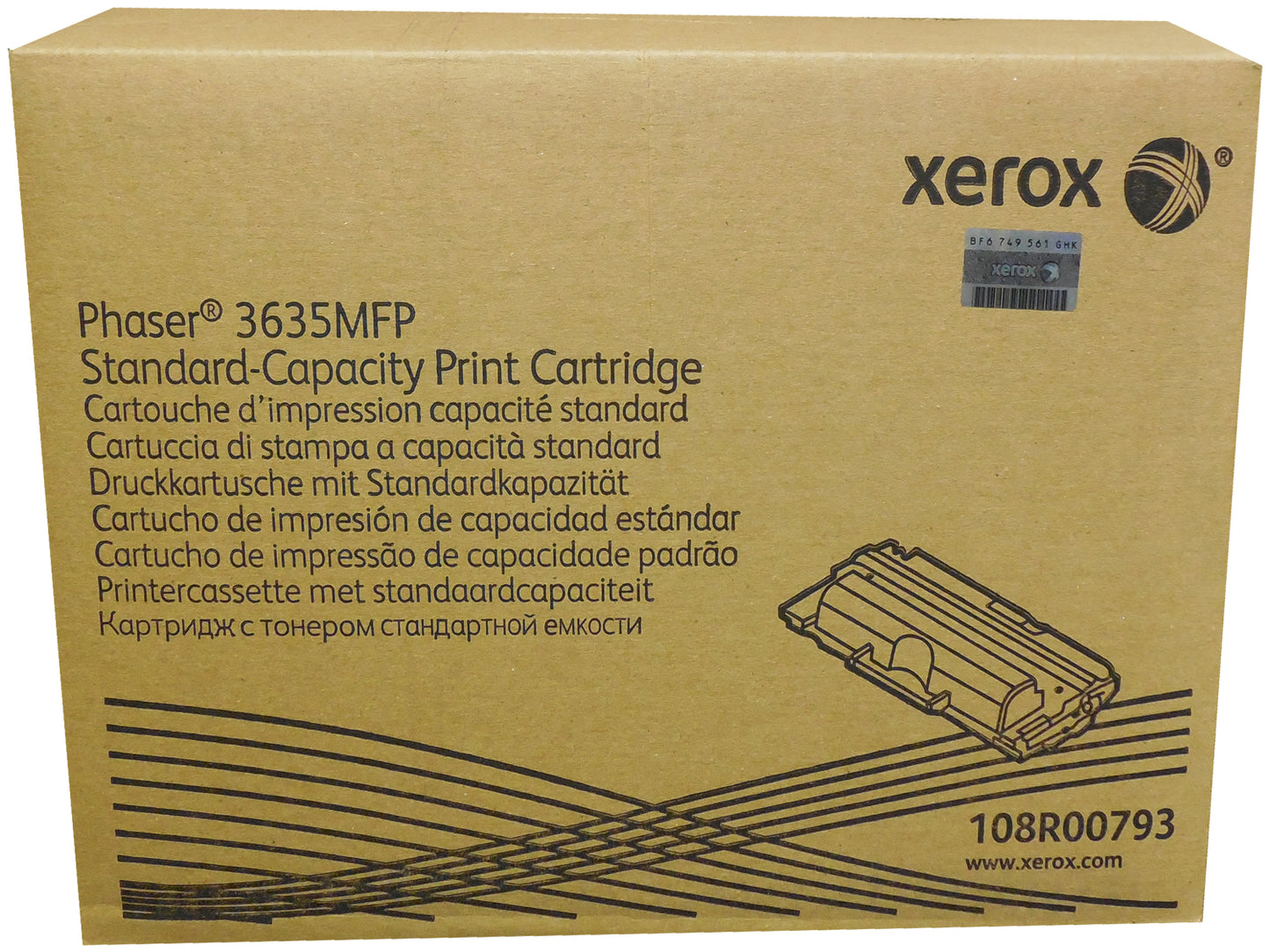 XEROX 108R00793 (108R793) Black Toner 3k