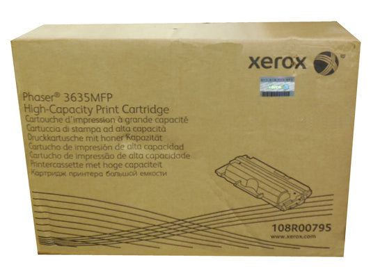 XEROX 108R00795 (108R795) Black High Yield Toner 10k