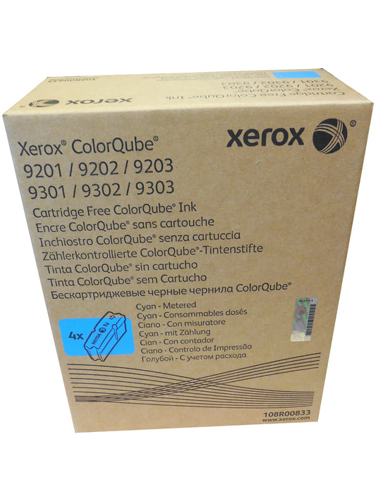 XEROX 108R00833 (108R833) Metered Cyan Ink 37k