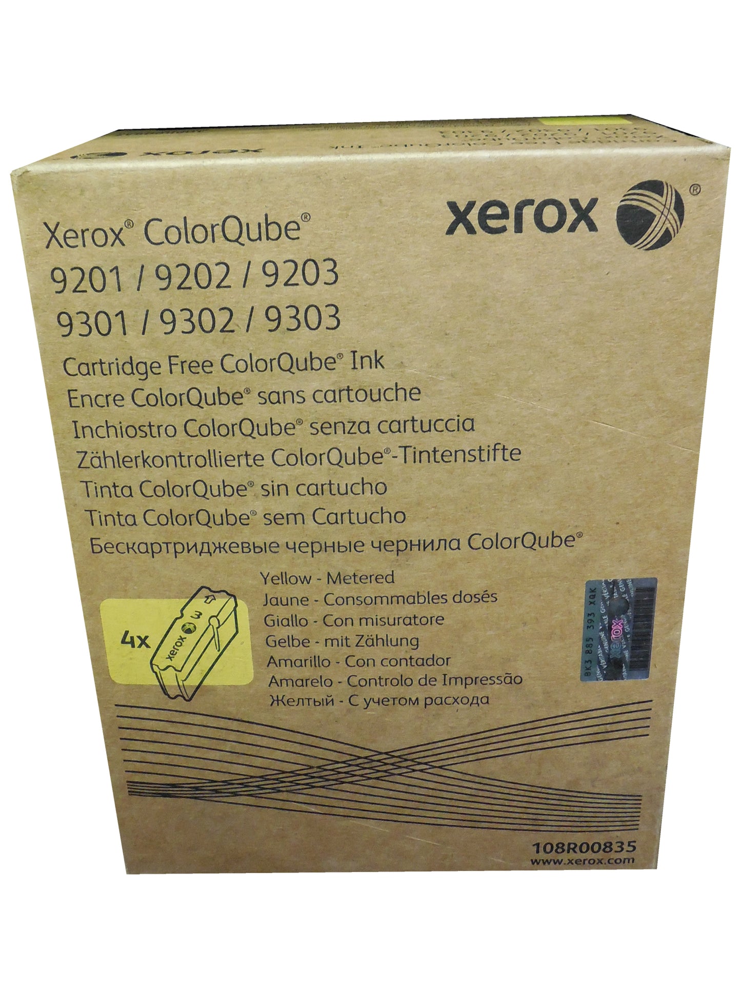 XEROX 108R00835 (108R835) Metered Yellow Ink 37k